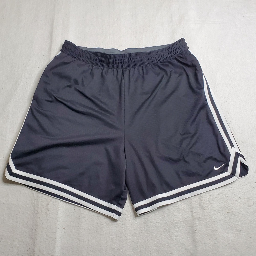 Nike Mens Basketball Shorts Black White Striped Dri-FIT FN2651-010 Size XXL